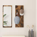vidaXL Fali Kabáthorog Füstölt tölgy 30 x 1,5 x 80 cm Faanyag