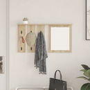 vidaXL Fali Kabáthorog polcokkal sonoma tölgy 85 x 10 x 45 cm Faanyag