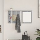 vidaXL Fali Kabáthorog polcokkal Szürke sonoma 85 x 10 x 45 cm Faanyag