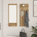 vidaXL Fali Kabáthorog polcokkal Artisan tölgy 70 x 10 x 90 cm Faanyag