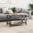vidaXL Dohányzóasztal Régi fa 80 x 45 x 45.5 cm Faanyag