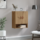 vidaXL Fali Szekrény kézműves tölgy 60 x 31 x 70 cm Faanyag