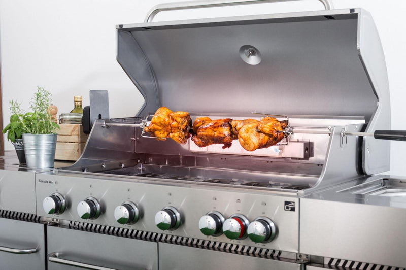 G21 Nevada BBQ konyha Premium Line gázgrill, 8 égőfej + ajándék nyomáscsökkentő