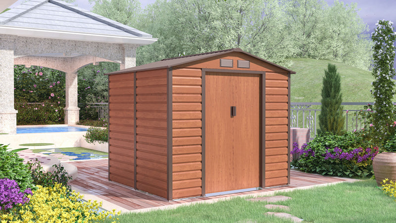 G21 GAH 407 kerti tároló 213 x 191 cm, barna