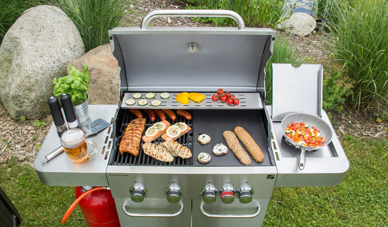 G21 Argentina BBQ Premium Line gázgrill, 5 égőfej + ajándék nyomáscsökkentő