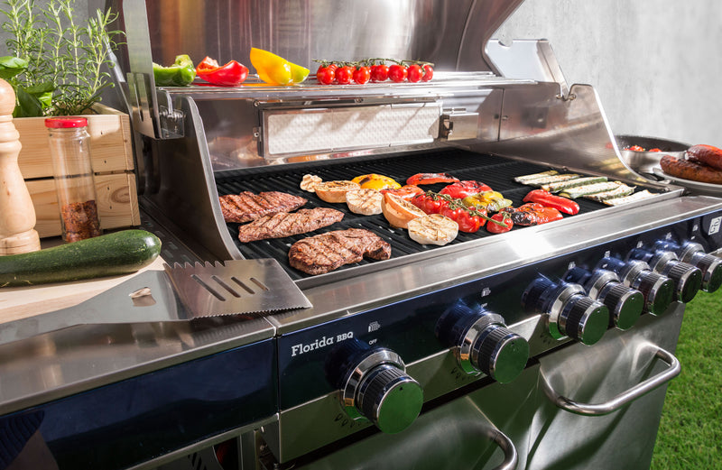 G21 Florida BBQ Premium line gázgrill, 7 égőfej + ajándék nyomáscsökkentő