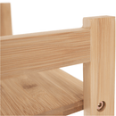 3 polcos polcállvány, természetes bambusz, IMPEROR TYP 1