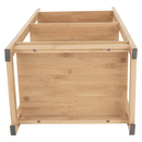 3 polcos polcállvány, természetes bambusz, IMPEROR TYP 1