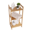 3 polcos polcállvány, természetes bambusz, IMPEROR TYP 1