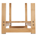 4 polcos polcállvány, természetes bambusz, IMPEROR TYP 2