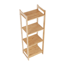 4 polcos polcállvány, természetes bambusz, IMPEROR TYP 2