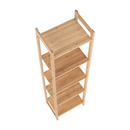 5 polcos polcállvány, természetes bambusz, IMPEROR TYP 3