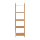 5 polcos polcállvány, természetes bambusz, IMPEROR TYP 3