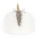 Babzsák unikornis, fehér, INOROG
