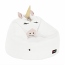 Babzsák unikornis, fehér, INOROG