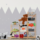 4 polcos polcállvány, természetes bambusz, IMPEROR TYP 2