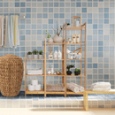 4 polcos polcállvány, természetes bambusz, IMPEROR TYP 2