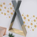 Gyerekpolc, szürke/természetes, JOLI