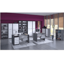 Dohányzóasztal, grafit/féher , RIOMA NEW TYP 32