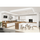 Magas szekrény, lancelot tölgy/ fehér extra magas fényű HG , VEGA 60 DK-210 2F