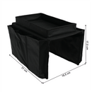 Kanapé szervező/kartámasz alátét, fekete, IPRES