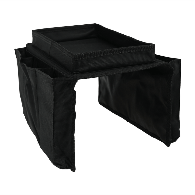 Kanapé szervező/kartámasz alátét, fekete, IPRES