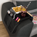 Kanapé szervező/kartámasz alátét, fekete, IPRES