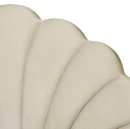 Ágy ágyráccsal, 160x200, bézs Velvet szövet, ISADORA