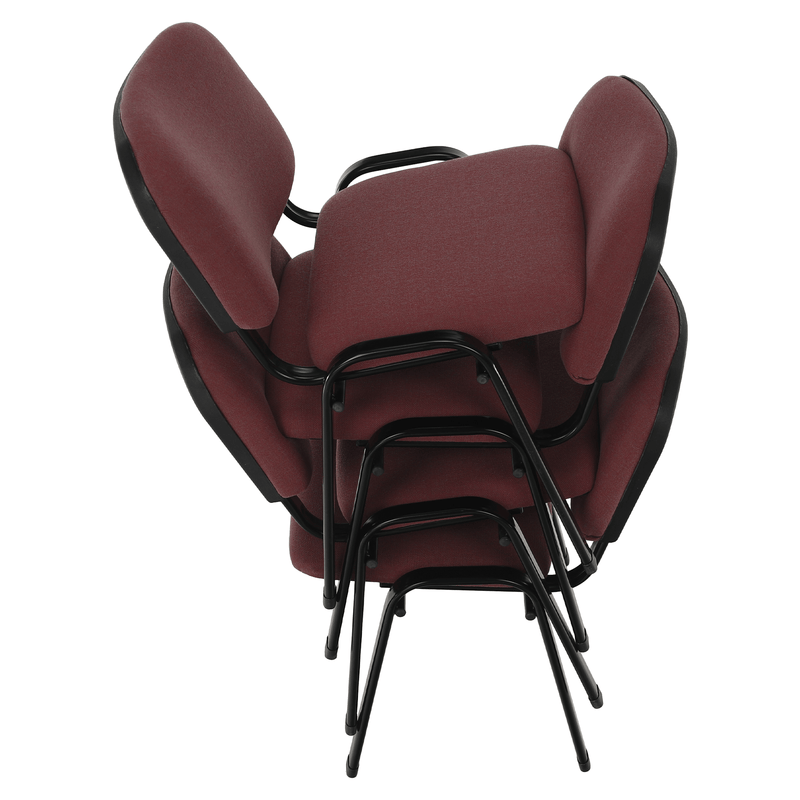 Irodai szék, vörösesbarna, ISO ECO