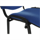 Irodai szék, kék, ISO NEW