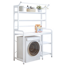 Polcállvány mosógép fölé, fehér, JABIR