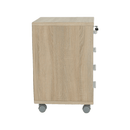 Irodai konténer, sonoma tölgy/fehér, JOHAN 2 NEW 12