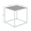 Konzolasztal , tölgy/fehér, JAKIM TIP 2 NEW