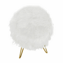 Puff, fehér/arany, JAMINA