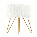 Puff, fehér/arany, JAMINA