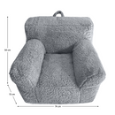 Babzsák, világosszürke, JAMO