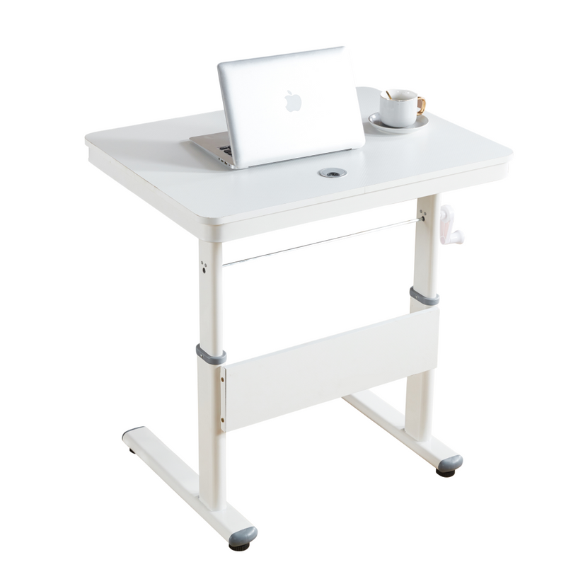 Növekvő íróasztal, fehér, JANIS