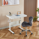 Növekvő íróasztal, fehér, JANIS