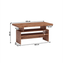 Dohányzóasztal, világos kőris, INFINITY I-13