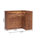 Sarokkomód, világos kőris, INFINITY I-15