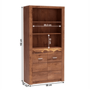 Könyvespolc, világos kőris, INFINITY I-05