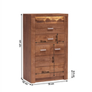 Komód, világos kőris, INFINITY I-06