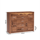 Komód, világos kőris, INFINITY I-07