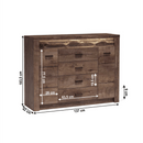 Komód, kőris sötét, INFINITY I-07