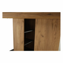 Étkezőasztal, tölgy craft arany/grafit szürke, 155-204x86 cm, FIDEL