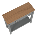 Konzolasztal, szürke/világos dió, JEREVAN