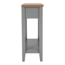 Konzolasztal, szürke/világos dió, JEREVAN