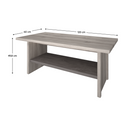 Dohányzóasztal 120, nairobi gesztenye/onix, JESI NEW