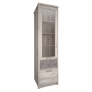 Vitrin 1D1W1S, nairobi gesztenye/onix, JESI NEW