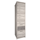 Polcállvány 2D1S, nairobi gesztenye/onix, JESI NEW